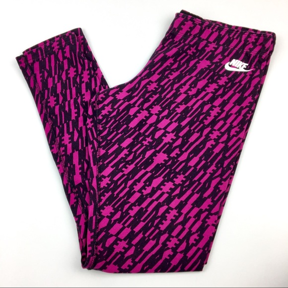 Nike Pants - NIKE Graphics word allover legging